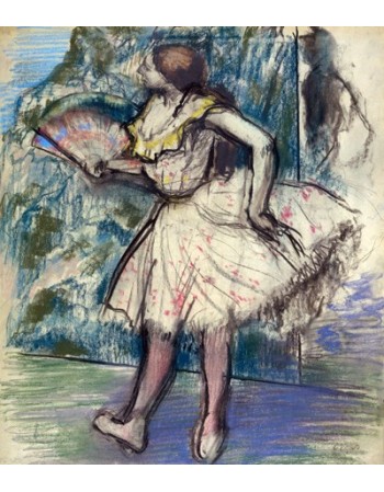 Reprodukcje obrazów Dancer with a Fan - Edgar Degas