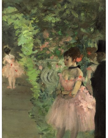 Reprodukcje obrazów Dancers Backstage - Edgar Degas
