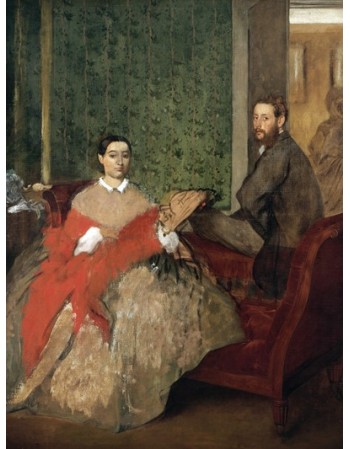 Reprodukcje obrazów Edmondo and Thérèse Morbilli - Edgar Degas