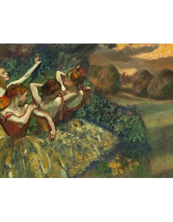 Reprodukcje obrazów Four Dancers - Edgar Degas