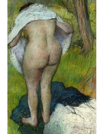 Reprodukcje obrazów Girl Drying Herself - Edgar Degas