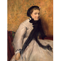 Reprodukcje obrazów Portrait of a Woman in Gray - Edgar Degas
