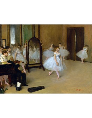 Reprodukcje obrazów The Dancing Class - Edgar Degas