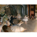 Reprodukcje obrazów The Rehearsal of the Ballet Onstage - Edgar Degas