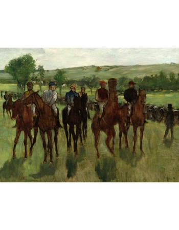 Reprodukcje obrazów The Riders - Edgar Degas