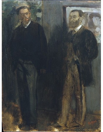 Reprodukcje obrazów Two Men - Edgar Degas