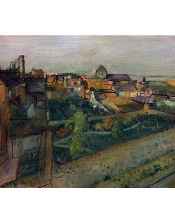 Reprodukcje obrazów View of Saint-Valéry-sur-Somme - Edgar Degas