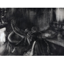 Reprodukcje obrazów Woman by a Fireplace - Edgar Degas