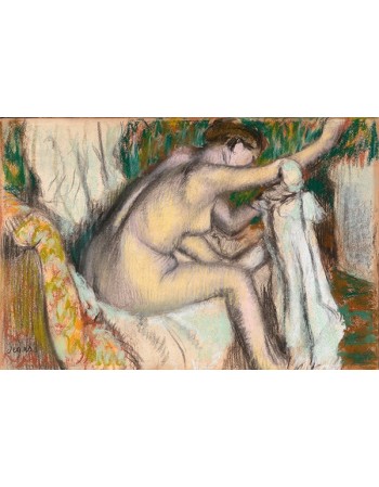 Reprodukcje obrazów Woman Drying Her Arm - Edgar Degas