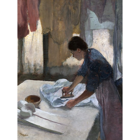 Woman Ironing, begun