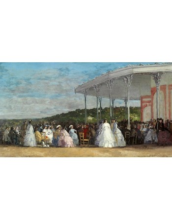 Reprodukcje obrazów Concert at the Casino of Deauville - Eugene Boudin