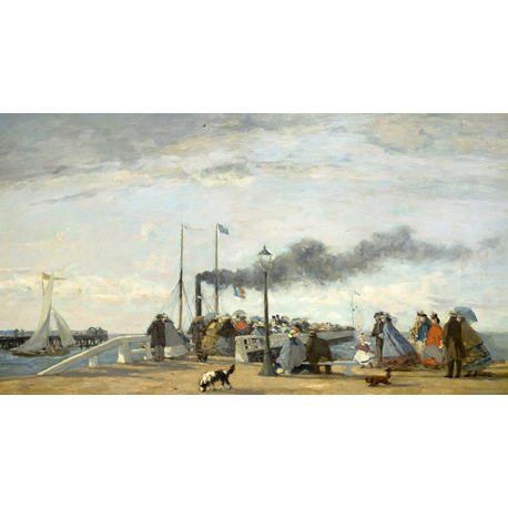 Jetty and Wharf at Trouville