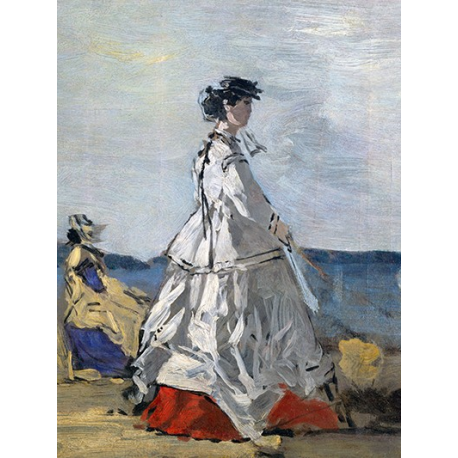 Princess Pauline Metternich on the Beach