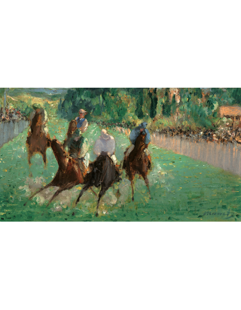 Reprodukcje obrazów At the Races - Edouard Manet