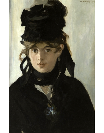 Reprodukcje obrazów Berthe Morisot With a Bouquet of Violets - Edouard Manet