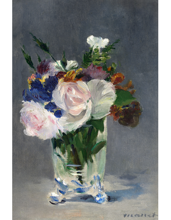 Reprodukcje obrazów Flowers in a Crystal Vase - Edouard Manet