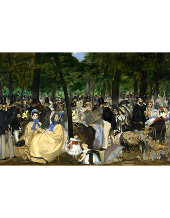 Reprodukcje obrazów Music in the Tuileries - Edouard Manet