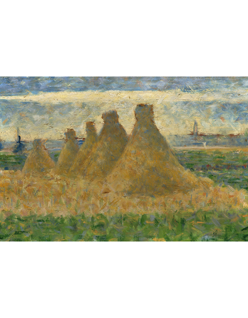 Reprodukcje obrazów Haystacks - Georges Seurat