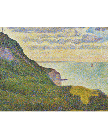Reprodukcje obrazów Seascape at Port-en-Bessin, Normandy - Georges Seurat