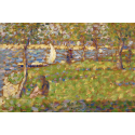 Reprodukcje obrazów Study for La Grande Jatte - Georges Seurat