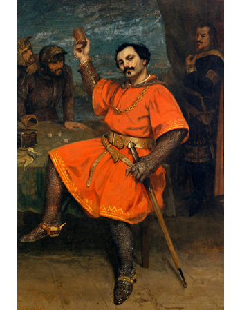 Reprodukcje obrazów Louis Gueymard as Robert le Diable - Gustave Courbet