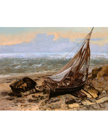 Reprodukcje obrazów The Fishing Boat - Gustave Courbet