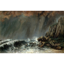Reprodukcje obrazów The Waterspout - Gustave Courbet