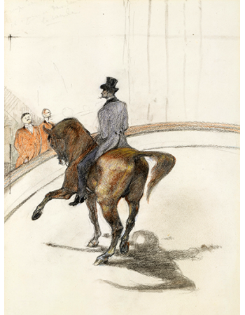 Reprodukcje obrazów At the Circus The Spanish Walk - Henri de Toulouse-Lautrec