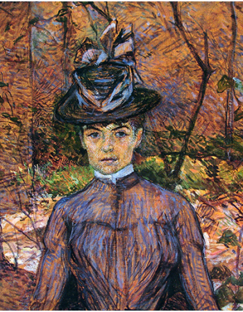 Reprodukcje obrazów Portrait de Suzanne Valadon - Henri de Toulouse-Lautrec