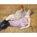 Reprodukcje obrazów The Sofa - Henri de Toulouse-Lautrec