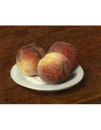 Reprodukcje obrazów Three Peaches on a Plate - Henri Fantin-Latour