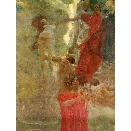 Reprodukcja obrazu Gustav Klimt Composition design to medicine