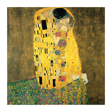 Reprodukcja obrazu Gustav Klimt The Kiss Pocałunek