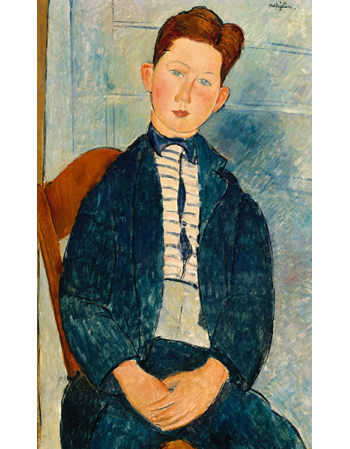 Reprodukcje obrazów Boy in a Striped Sweater - Amadeo Modigliani