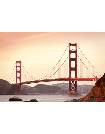 Golden Gate o zachodzie słońca