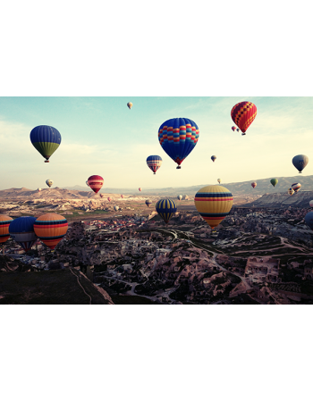 Pokaz balonów w Kapadocji