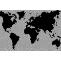 Mapa świata - mozaika