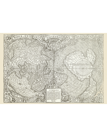 Hondius mapa świata
