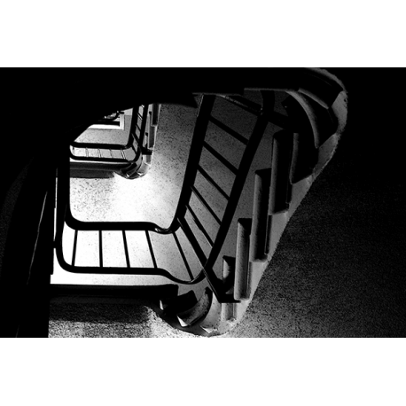 Obraz na płótnie czarno białe schody
