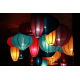 Obraz na płótnie świecące kolorowe lampiony