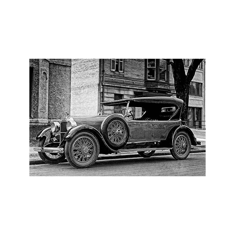 Klasyczny stary samochód Obraz na płótnie Fedkolor
