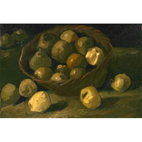Reprodukcje obrazów Vincent van Gogh Basket of Apples-1