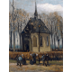 Reprodukcje obrazów Vincent van Gogh Congregation Leaving the Reformed Church in Nuenen