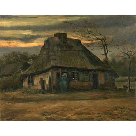 Reprodukcje obrazów Vincent van Gogh De hut