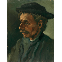 Reprodukcje obrazów Head of a Man-1 - Vincent van Gogh
