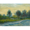 Reprodukcje obrazów Square Saint-Pierre at Sunset - Vincent van Gogh