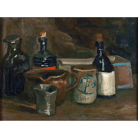  Reprodukcje na płótnie vincent van gogh Still Life with Bottles and Earthenware