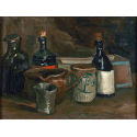 Reprodukcje obrazów Still Life with Bottles and Earthenware - Vincent van Gogh