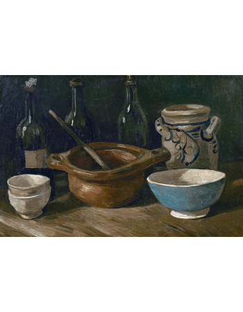  Reprodukcje na płótnie vincent van gogh Still Life with Earthenware and Bottles