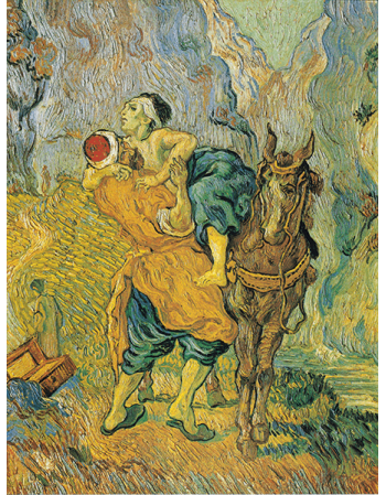Reprodukcje obrazów The Good Samaritan - Vincent van Gogh